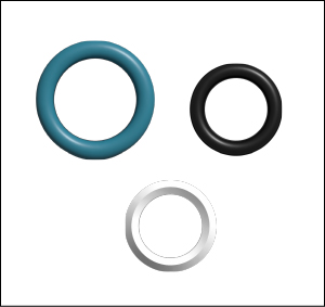O-ring kit for DC D-Torch Injector Adaptor, Avio