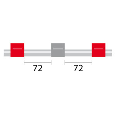 PVC Pump Tube 3tag 1.22mm ID Red/Grey (PKT 12)
