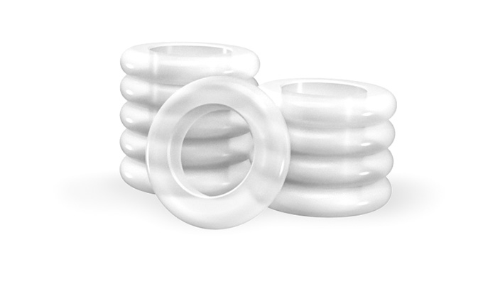 PCTFE O-rings (PKT 10)