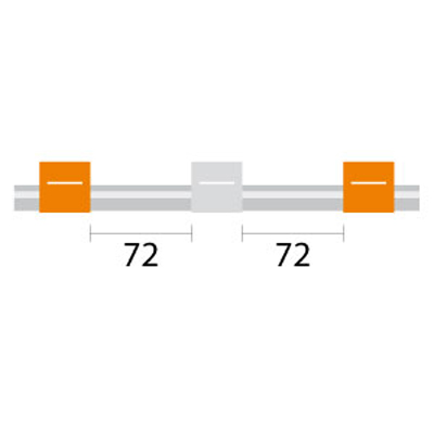 Contour Flared End PVC Pump Tube 3tag 0.64mm ID Orange/White (PKT 6)