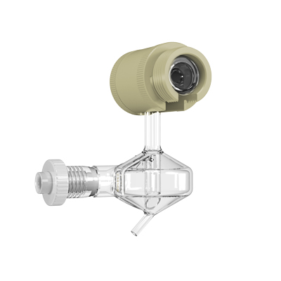 [20-809-3650HE] Twinnabar Spray Chamber with Helix CT and Screw Mount