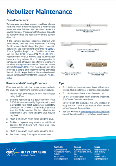Neb Maintenance Flyer